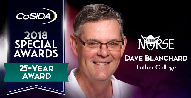 Special Awards Salute: Dave Blanchard (Luther College), 25-Year Award